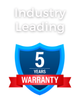 5 year warranty